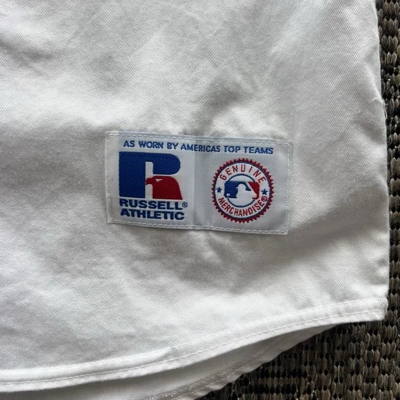 Vintage Russell Athletic Jersey Size XL White UNF Ospreys NCAA Baseball 90s - Picture 3 of 9